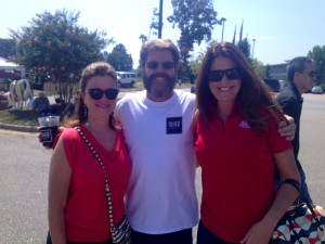Kim Boykin, New Homes Agent, Brian Mullins, owner Riverstone Chop House, and Jen Barkan, New Homes Operations Manager